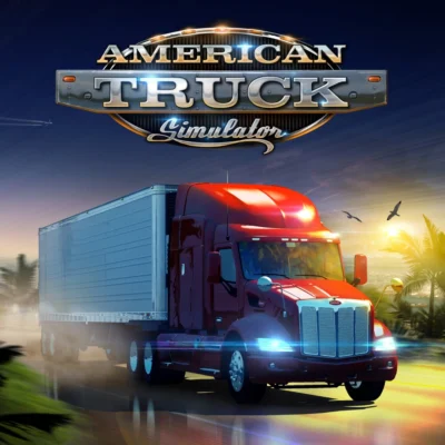 Capa do jogo American Truck Simulator PC Steam Offline para PC — Edu Games